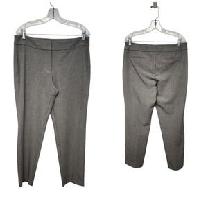 Talbots Women's Signature Straight-Leg Pants Gray Size 10